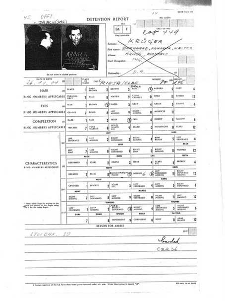 British authorities... Detention report B.Krueger