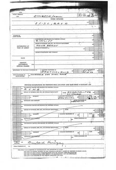 British authorities... Detention report B.Krueger